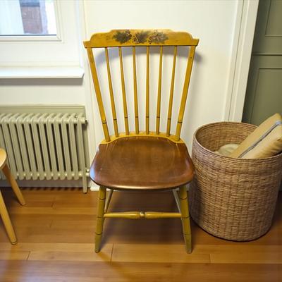 L. Hitchcock Windsor Chair with stenciled Decoration