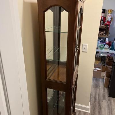 Jasper Cabinet Company Glass and Wood Curio Cabinet