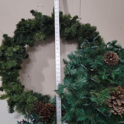 2 Xmas Wreaths