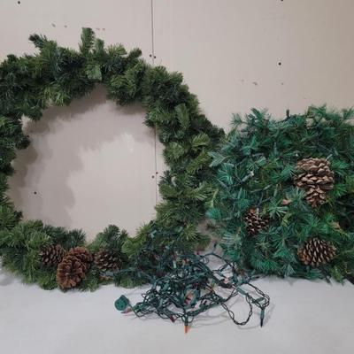 2 Xmas Wreaths