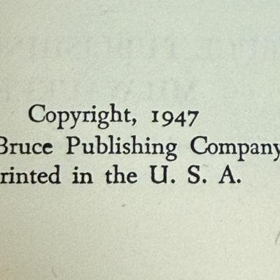 Sale Photo Thumbnail #470: Published in 1947. Dust cover has some minor damage.  Minor page yellowing, no stains, tears or water damage. A retelling of the story of St. Christopher.