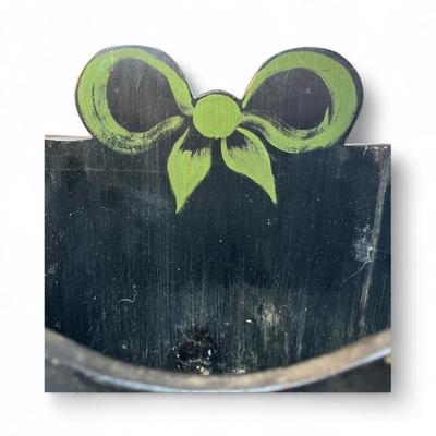 Magazine Rack Wooden Hand Painted