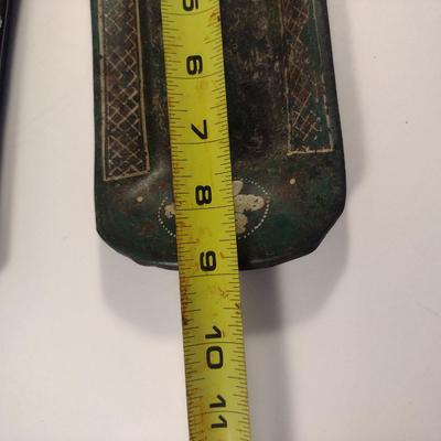 Sale Photo Thumbnail #189: Vintage Pair of Hand Painted Metal Serving Trays