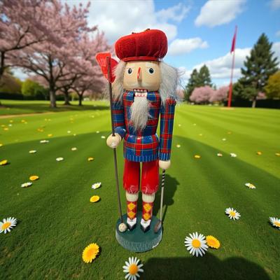 Scottish Golfer Nutcracker