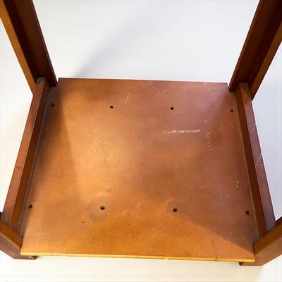 Side Table With Bottom Shelf