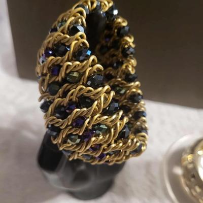 2 Bracelets 2 Pair Earrings Ring Size 7 Watch - Seiko -Need battery