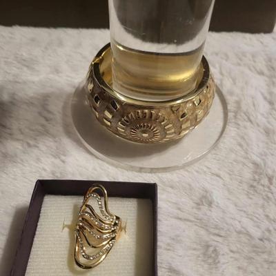 2 Bracelets 2 Pair Earrings Ring Size 7 Watch - Seiko -Need battery