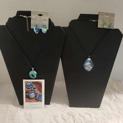 Fashion glass jewelry 4 ct.