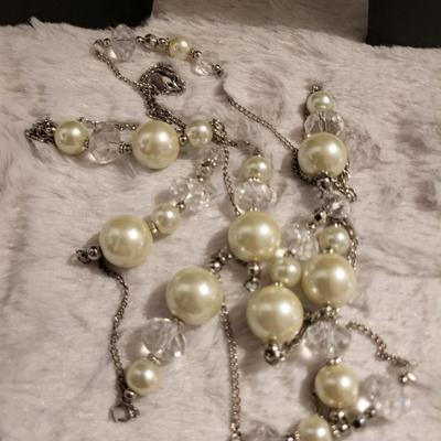 Anthropologie necklace and earrings, 2 Other designer necklaces