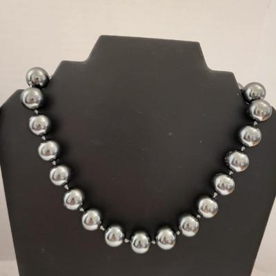 Purple stone necklace With 925 clasp, Carol Lee black necklace, JNY bracelet, misc.