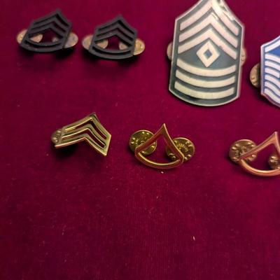 Sale Photo Thumbnail #2609: US Military Enlisted Rank Insignia's #4