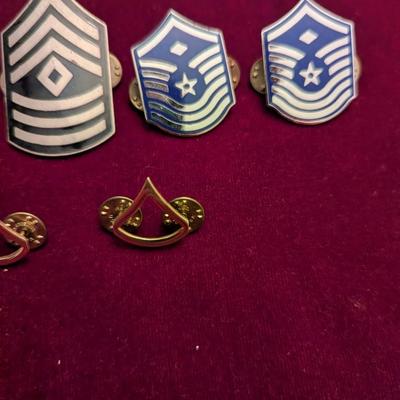 Sale Photo Thumbnail #2608: US Military Enlisted Rank Insignia's #4