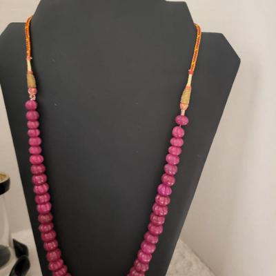 Park Lane Earrings, Black and Fuchisa Lot.