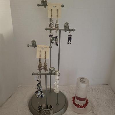 Bracelet and earrings, 1 Ring size 7