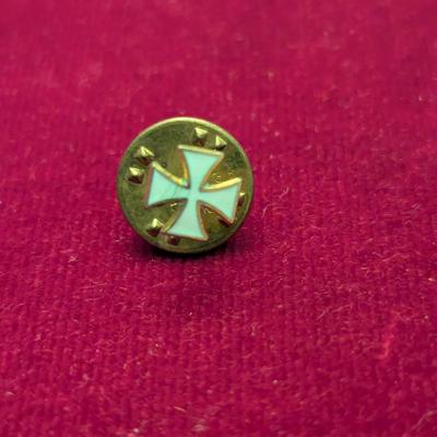Sale Photo Thumbnail #2666: Vintage Small Iron Cross Lapel Pin #15
