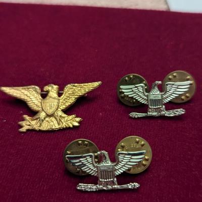 Sale Photo Thumbnail #2680: Vintage USMC Hat/Collar Pins #19