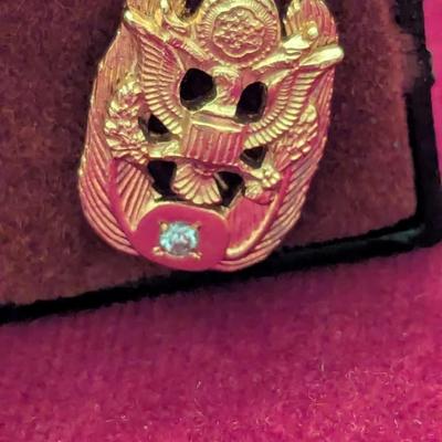 Sale Photo Thumbnail #2730: Vintage Military Insignia Pins #26