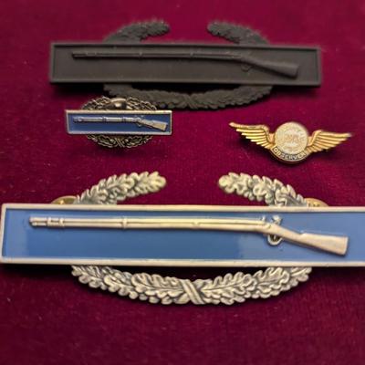 Sale Photo Thumbnail #2735: Combat Infantry Badges - AWS Observer #27
