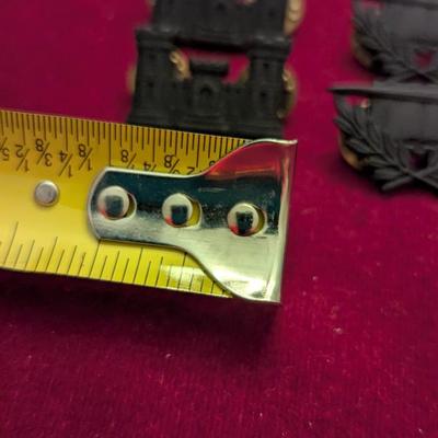 Sale Photo Thumbnail #2741: Army Corps Engineer's Castle Set - Army Staff Specialist Pins - Transportation & Finance #28