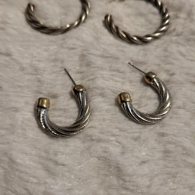 Earring lot 11 count with bracelet