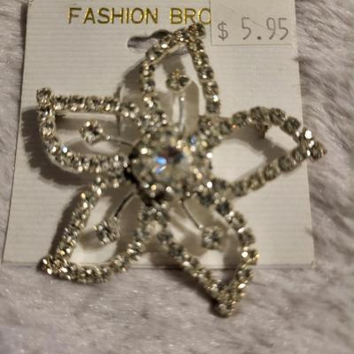 Rhinestone and silver tone jewelry