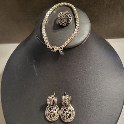 Sterling lot 40 g ring size 5