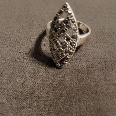 Silver 925 lot 24 g ring 7 1/2