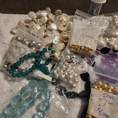 Various beads and spacers