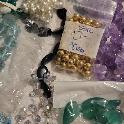 Various beads and spacers