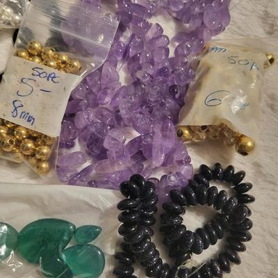 Various beads and spacers