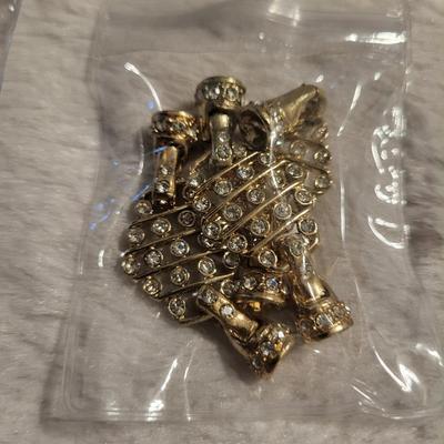 Beads and findings, silver, and gold tone