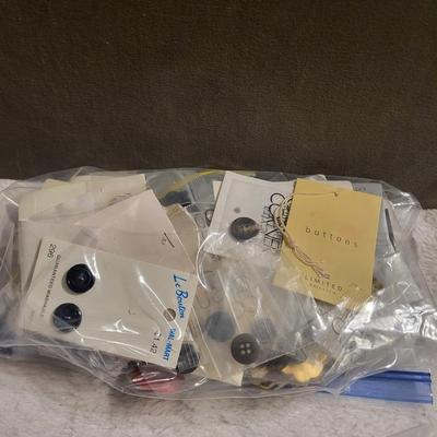 Buttons and broken craft jewelry