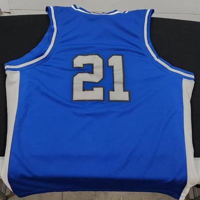 Vintage Kentucky Wildcats Game jersey #21 Blue & Silver XL