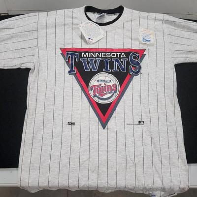 New Old Stock Minnesota Twins Pinstripe Medium Salem Tag