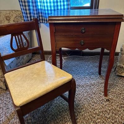 Sewing Machine in Cabinet