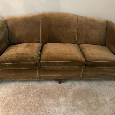 Vintage velvet couch