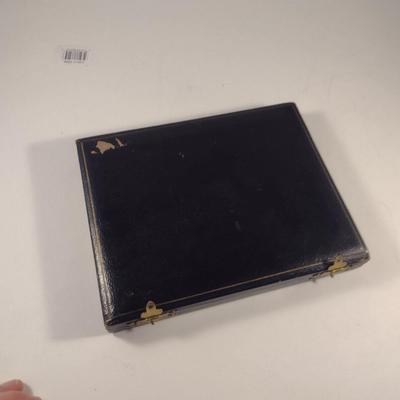 Sale Photo Thumbnail #240: Antique Butter Knives with Mother of Pearl Handles- Storage Case Included