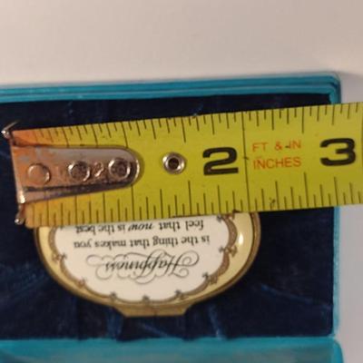 Sale Photo Thumbnail #247: Bilston & Battersea Enameled Box 'Happiness'- With Original Box and COO