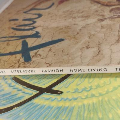 Sale Photo Thumbnail #278: Vintage Flair Magazine- Five Issues- Sept 1950 to Jan 1951.  Four issues in good condition, one is heavily worn.