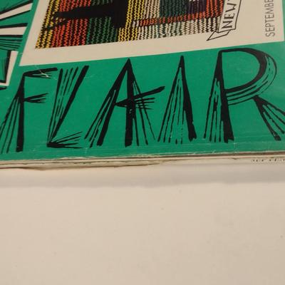 Sale Photo Thumbnail #292: Vintage Flair Magazine- Five Issues- Sept 1950 to Jan 1951.  Four issues in good condition, one is heavily worn.