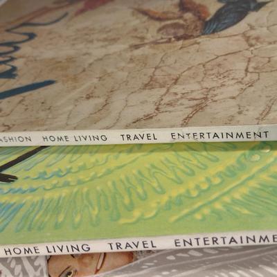 Sale Photo Thumbnail #279: Vintage Flair Magazine- Five Issues- Sept 1950 to Jan 1951.  Four issues in good condition, one is heavily worn.