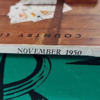 Sale Photo Thumbnail #283: Vintage Flair Magazine- Five Issues- Sept 1950 to Jan 1951.  Four issues in good condition, one is heavily worn.