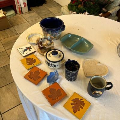 Assortment of Pottery Items