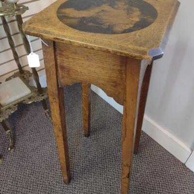 Sale Photo Thumbnail #2221: Vintage Solid Wood Maple Fern Stand