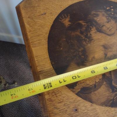 Sale Photo Thumbnail #2222: Vintage Solid Wood Maple Fern Stand
