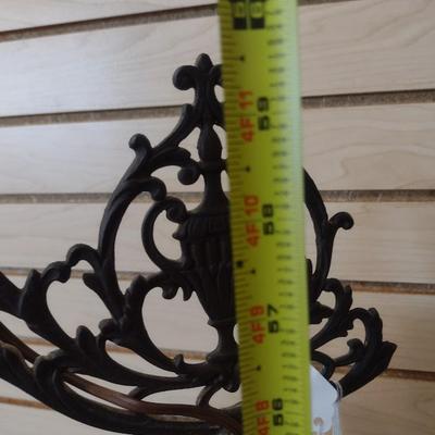 Sale Photo Thumbnail #2317: Antique Victorian Design Metal Post Floor Lamp with Shade