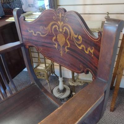 Sale Photo Thumbnail #2272: Antique North Wind Throne Chair