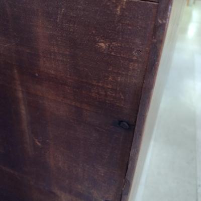 Sale Photo Thumbnail #2287: Early American Design Three Drawer Mule Chest