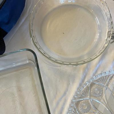 Assorted Clear Glass Cooking Dishes