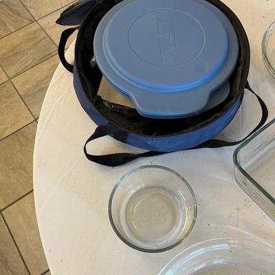 Assorted Clear Glass Cooking Dishes